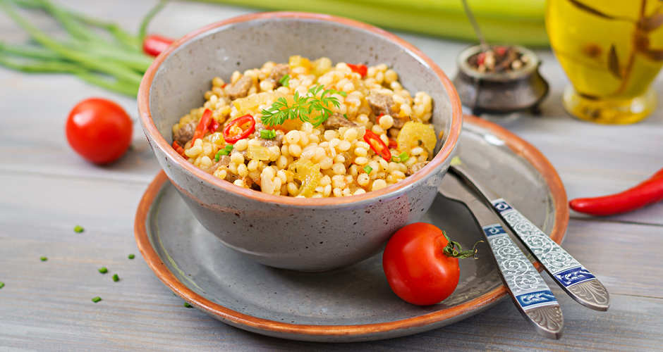 Roasted Tomato Couscous Salad